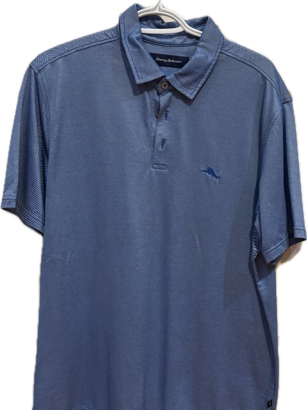 Tommy Bahama Men’s Shirt Five O'Clock Light Blue Polo